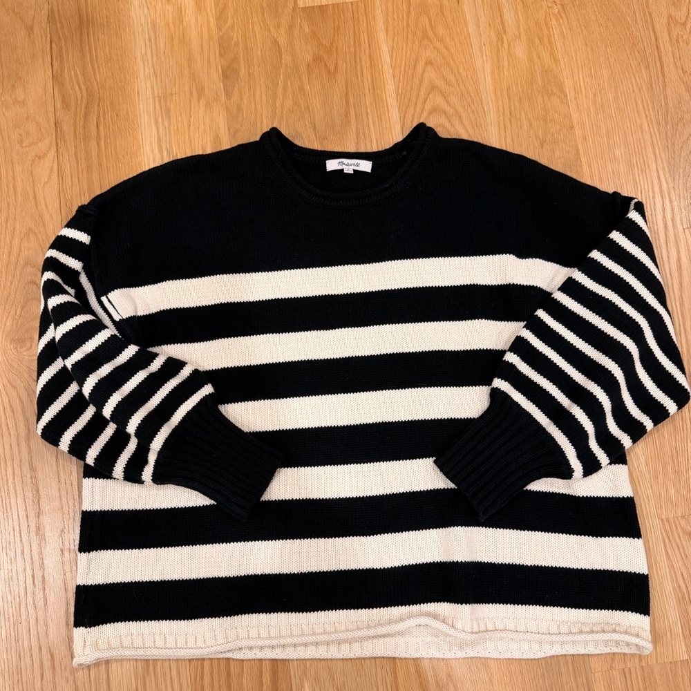 Madewell Conway Mixed Stripe pullover